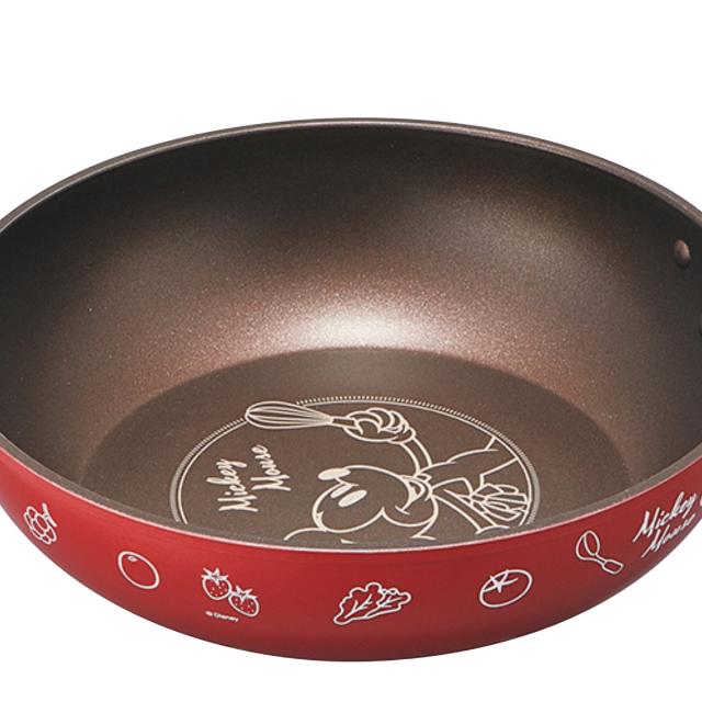 フライパン 26cm 深型 IH対応 ミッキーマウス ダイヤモンドコーティング （ ガス火対応 いため鍋 片手鍋 ふっ素加工 軽い 26センチ 炒め鍋 フッ素加工 フッ素コーティング アルミ製 軽量 ）の通販は