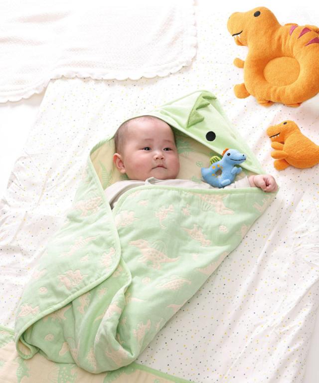 ギフトセット ハンドタオル バスタオル おくるみ ぬいぐるみ ベビー お世話セット ディノサウルス （ 出産祝い ギフト セット 恐竜 ループタオル ハンカチ ガーゼタオル ベビーギフトセット 男の子 プレゼント かわいい ）_6