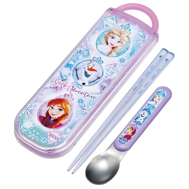 コンビセット 抗菌箸スプーンコンビセット アナと雪の女王25 （ 食洗機 