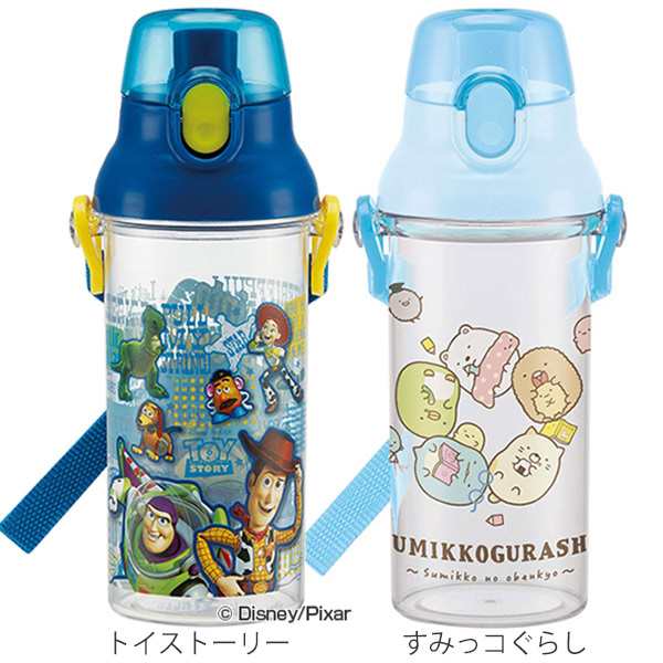 水筒 直飲み プラスチック ワンプッシュボトル 480ml 子供 キャラクター 軽量 （ キッズ 幼稚園 保育園 食洗機対応 プリンセス  プラレーの通販はau PAY マーケット - お弁当グッズのカラフルBOX