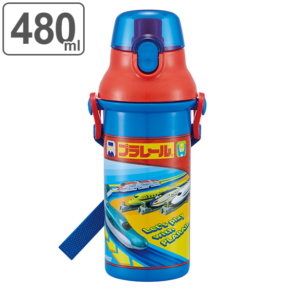 水筒 プラスチック 直飲み プラレール プラワンタッチボトル 480ml 子供 軽量 幼稚園 保育園 食洗機対応 ダイレクトボトル キャラクタの通販はau Wowma お弁当グッズのカラフルbox