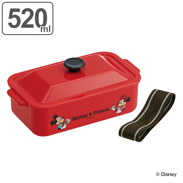 お弁当箱 1段 ココット風 Mickey Friends ピクニック 5ml ランチボックス 弁当箱 食洗機対応 ミッキーマウス ミニーマウス キャラクの通販はau Wowma リビングート