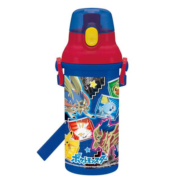 水筒 プラスチック 直飲み ポケットモンスター ソード シールド プラワンタッチボトル 480ml 子供 軽量 子供用水筒 幼稚園 保育園 食の通販はau Pay マーケット リビングート