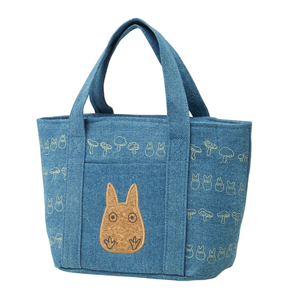 ランチバッグ 保冷 コルクポケット付きデニムバッグ となりのトトロ トート バッグ トトロ お弁当袋 バッグ 保冷バッグ キャラクターの通販はau Pay マーケット リビングート