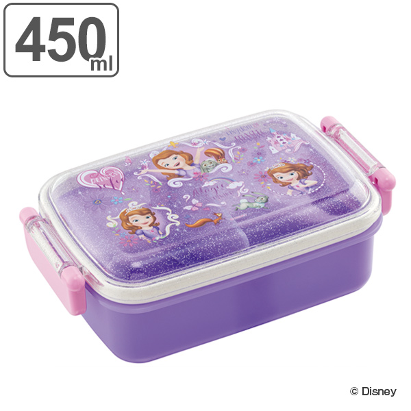 弁当箱 1段 ふわっとタイトランチボックス ちいさなプリンセスソフィア 450ml 子供 ランチボックス 幼稚園 保育園 食洗機対応 レンジの通販はau Pay マーケット リビングート