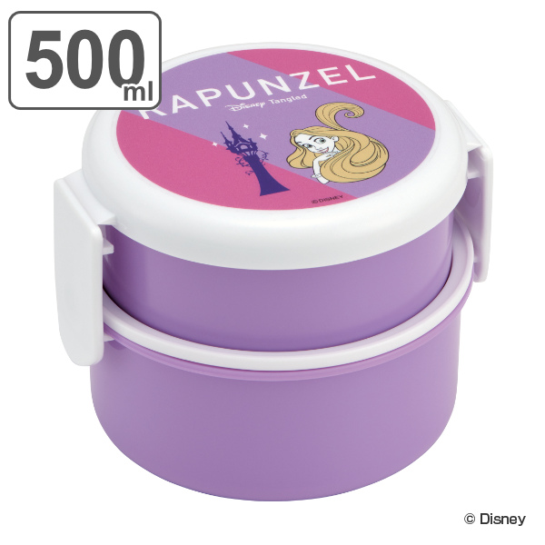 お弁当箱 2段 500ml 丸型 ランチボックス 塔の上のラプンツェル ラプンツェル 弁当箱 ランチボックス レンジ対応 フォーク付き レンジの通販はau Pay マーケット インテリアパレット