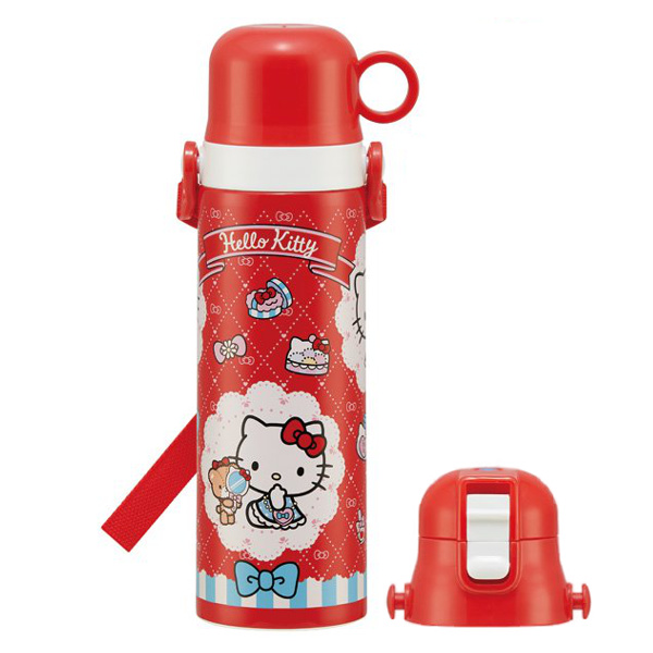 水筒 キッズ ステンレス 570ml 軽量 直飲み コップ 2way ハローキティ おしゃれガール キティ ステンレスボトル 保冷 直のみ 子供 すの通販はau Pay マーケット リビングート