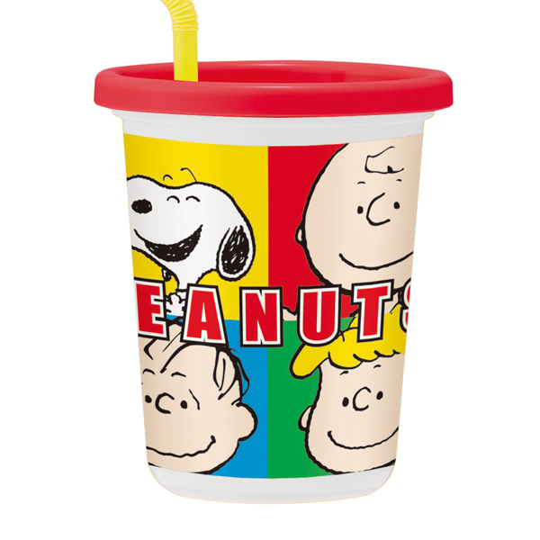 タンブラー ストロー付タンブラー スヌーピー 3個入り 3ml コップ ストロー付き 日本製 子供用 プラスチック フタ付き 蓋 プラコッの通販はau Pay マーケット リビングート