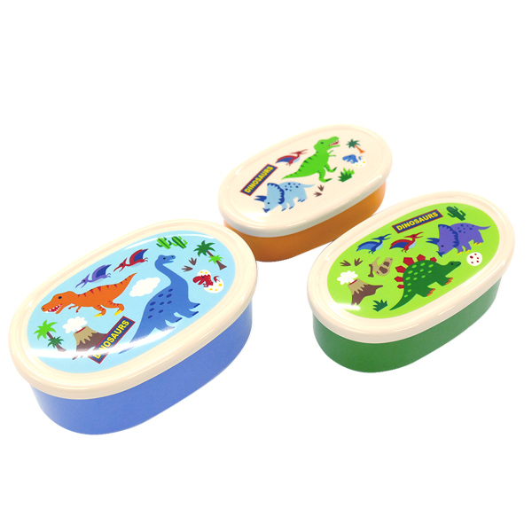 お弁当箱 シール容器 ディノサウルス 恐竜 3個入 子供 ランチボックス 保存容器 弁当箱 入れ子式 子供用お弁当箱 子ども用 子供用 子の通販はau Pay マーケット お弁当グッズのカラフルbox