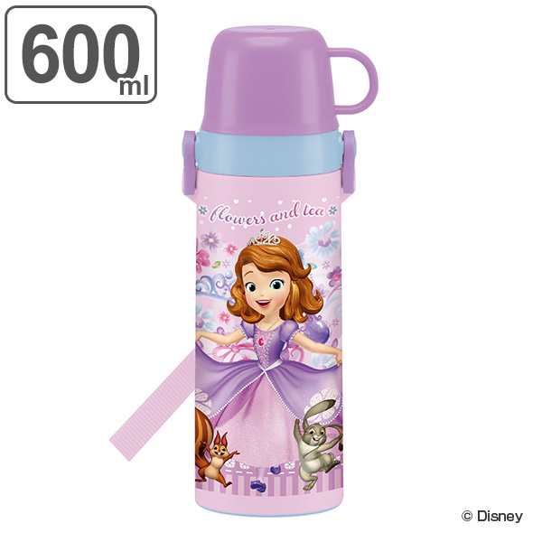 水筒 子供 ちいさなプリンセスソフィア 2ウェイ 直飲み コップ付 ステンレスボトル 600ml 保温 保冷 幼稚園 保育園 ステンレス 子供の通販はau Pay マーケット リビングート