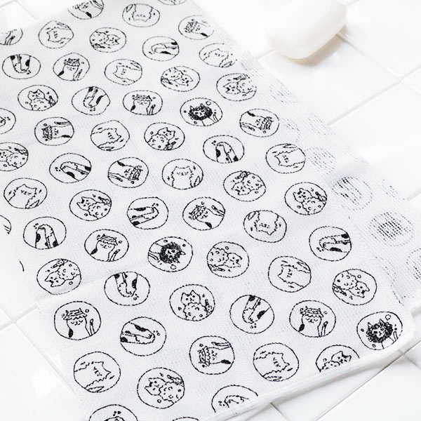 ボディータオル Neco ネコ 猫柄 日本製 ボディタオル 浴用タオル 体洗いタオル お風呂 タオル ウォッシュタオル 肌に優しい 綿 コットの通販はau Pay マーケット お弁当グッズのカラフルbox