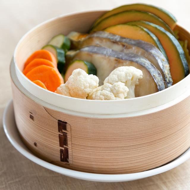 中華セイロ 2段 直径19cm （ 蒸し器 杉 木製 蒸籠 セイロ 蒸篭 蒸し