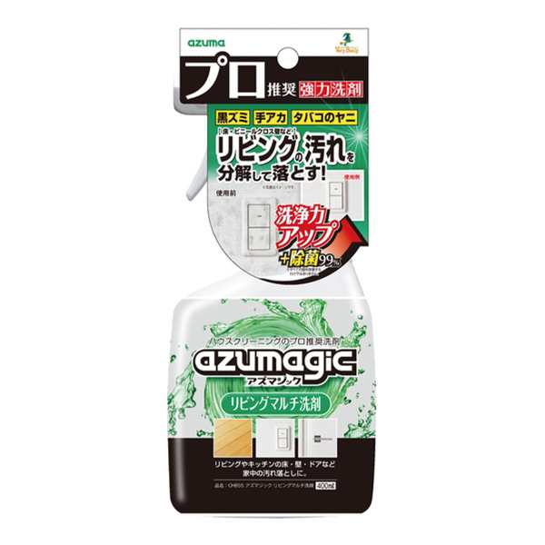 アズマジック リビングマルチ洗剤 400ml ｃｈ８５５ 掃除用洗剤 キッチン 油汚れ 風呂 トイレ 浴槽 バス 油脂 手垢 汚れ 床掃除 壁 タの通販はau Pay マーケット リビングート