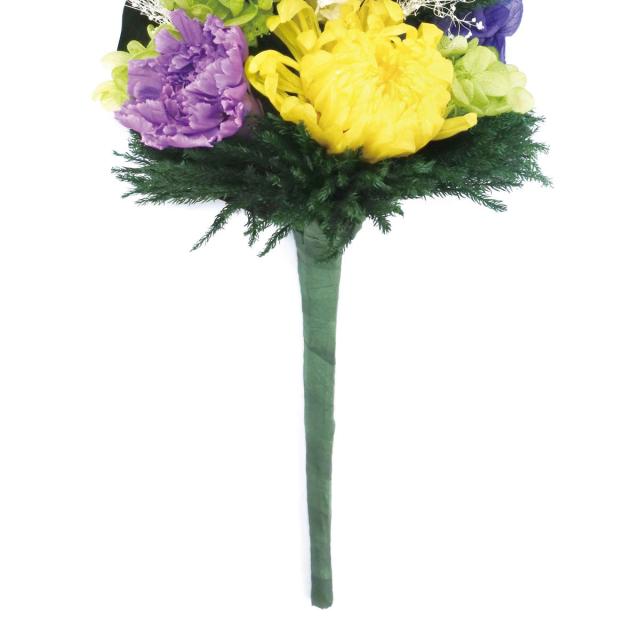 仏花 供え花 プリザーブド仏花 麗蘭大 プリザーブドフラワー （ 造花 ブリザードフラワー 枯れない 仏壇 お供え 花 フェイクフラワー 日本製 供花 御供え 枯れない花 水換え不要 夏 人工 お盆 お彼岸 お墓 法要 法事 仏具 ）