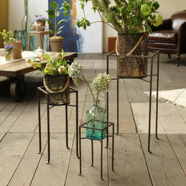 花台 ジョセフアイアン フラワープランターラック Lサイズ