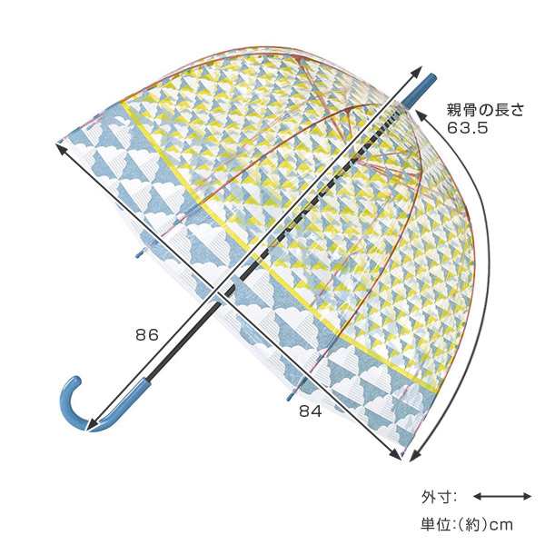 傘 ハッピークリアドームアンブレラ クモ ビニール ドーム型 長傘 カサ かさ 雨傘 アンブレラ 透明傘 レディース おしゃれ レイングッの通販はau Pay マーケット リビングート