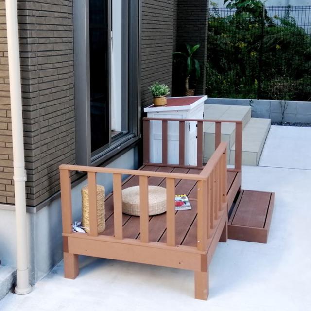 人工木ウッドデッキ ecofeel エコフィール 6台 1.5坪 ( ガーデンデッキ 人工木デッキ 人工木 DIY 縁台 ぬれ縁 90×90cm 掃き出し窓 連結 人工木材 バルコニー ステップ 庭 エクステリア 外構 組立て簡単 組合せ )の通販は 人工木ウッドデッキ ecofeel エコフィール 6台 1.5坪 ( ガーデンデッキ 人工木デッキ 人工木 DIY 縁台 ぬれ縁 90×90cm 掃き出し窓 連結 人工木材 バルコニー ステップ 庭 エクステリア 外構 組立て簡単 組合せ )の通販は