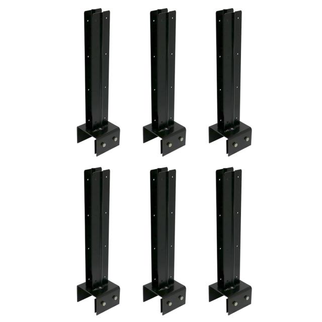 固定金具 ブロック用 連結用 10cm ラティス フェンス用 6個 （ 部品 金具 固定 固定用 パーツ ラティス用 フェンス ブロック 連結 バルコニーフェンス ガーデニング 目隠し ガーデンフェンス ガーデンラティス 簡易 ）