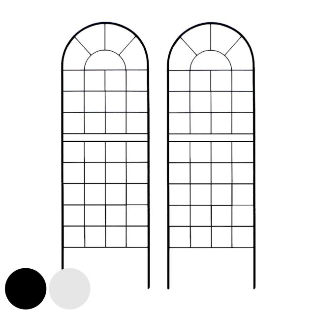 フェンス クラシックフェンス ロータイプ 高さ156cm 2枚組 （ ガーデンフェンス インテリア ガーデニング雑貨 アンティーク おしゃれ ガーデニング アイアン 鉄 ディスプレイ オブジェ 置物 庭 ガーデングッズ ）の通販は 6,474円