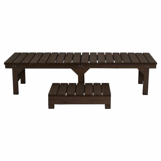 ユニット縁台ベンチ hiyori ステップセット 幅174×奥行55cm