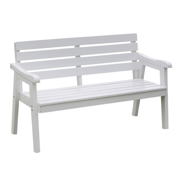 ベンチ 天然木製ベンチ 幅130cm Elan エラン （ 木製 屋外 ウッド