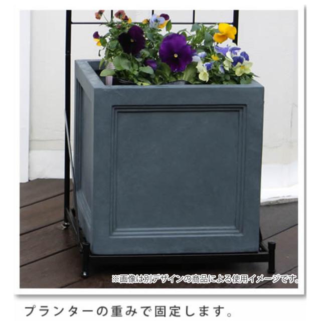 フェンス プランター台付フェンス グラフ ロータイプ 高さ142cm （ グリーンフェンス グリーン カーテン ガーデンフェンス プランター 自立 ガーデニング スチール 緑のカーテン 庭 ガーデングッズ インテリア おしゃれ ）_8