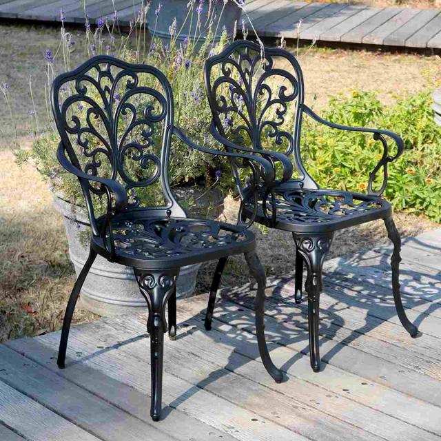 TangXiaoQiアウトドア鋳造アルミテーブルチェア3点セット Amazon.co.jp