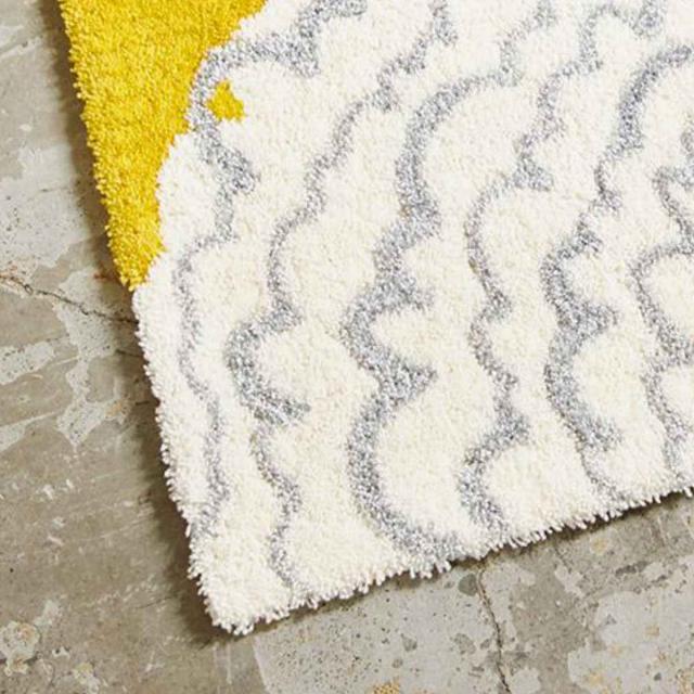 玄関マット 屋内用 45×75cm 厚さ1.0cm イハナマット （ ドアマット 玄関 マット 屋内 洗える 黄色 エントランスマット 玄関雑貨 おしゃれ 玄関用品 ラバー 45cm 75cm 滑り止め 加工 北欧 ）_1