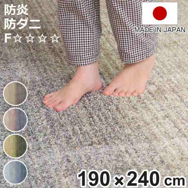 ラグ スミノエ オンブレー 190×240cm 防ダニ 防炎 （ ラグマット カーペット 絨毯 マット 機能ラグ 長方形 3畳 リビングマット アクセントラグ 滑り止め ホットカーペット 床暖 対応 日本製 おしゃれ ）の通販は