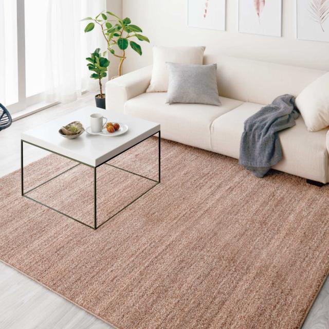 ラグ スミノエ リュストル 261×352cm 防炎 防ダニ 床暖房対応 （ ラグマット カーペット 絨毯 じゅうたん 長方形 マット 床暖対応 床暖 防ダニ加工 防炎加工 フォースター ホットカーペット対応 滑り止め 肌に優しい ）_3