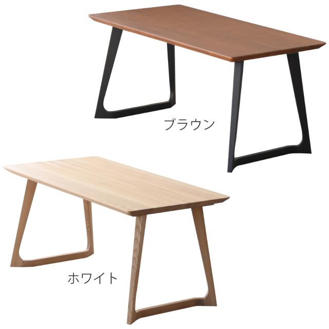 ダイニングテーブル 幅150cm セルビア （ テーブル 単品 食卓 4人掛け 長方形 木目 木製 天然木 ナチュラル ブラウン 北欧風 ビンテージ調 ヴィンテージ調 ダイニング ）_1
