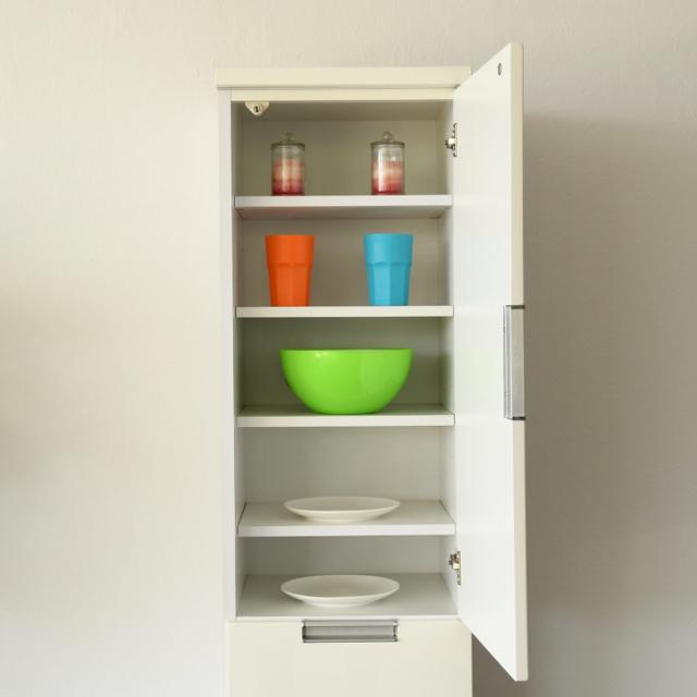 食器棚 スリム 木扉 引出し5段 日本製 幅40cm ( カップボード 収納 棚 ラック 食器収納 完成品 キッチン 脱衣所 ホワイト 隙間収納 引き出し シンプル 五段 )の通販は 食器棚 スリム 木扉 引出し5段 日本製 幅40cm ( カップボード 収納 棚 ラック 食器収納 完成品 キッチン 脱衣所 ホワイト 隙間収納 引き出し シンプル 五段 )の通販は