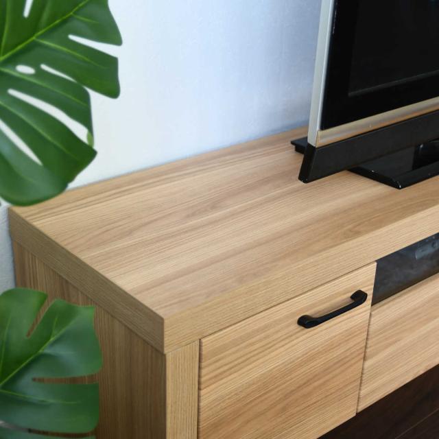 テレビ台 約幅150cm ローボード オーク柄 ナチュラルデザイン （ TV台 TVボード テレビラック テレビ 家具 完成品 TVラック AVラック 収納 リビング 北欧 引き出し ナチュラル シンプル ）_8