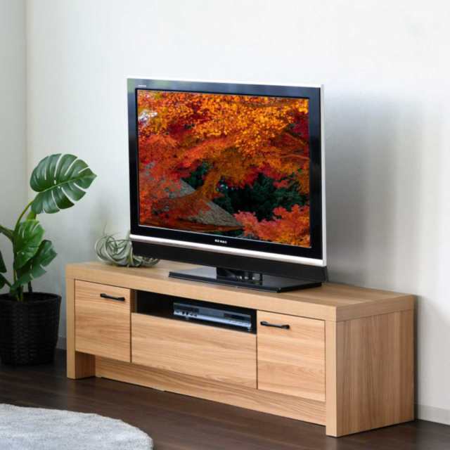 テレビ台 ローボード オーク柄 ナチュラルデザイン 約幅150cm （ TV台 TVボード テレビラック テレビ 家具 完成品 TVラック AVラック 収納 リビング 北欧 引き出し ナチュラル シンプル ）の通販は 24,810円