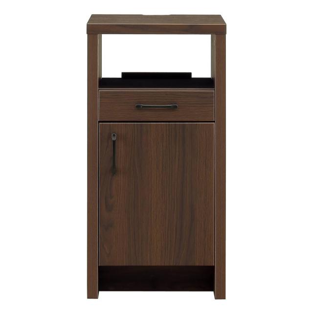 ファックス台 オーク柄 ナチュラルデザイン 幅45cm （ 電話台 ルーター収納 収納 家具 棚 ラック 可動棚 完成品 キャビネット 玄関収納 リビング FAX台 ブラウン ナチュラル 引出し ）_11