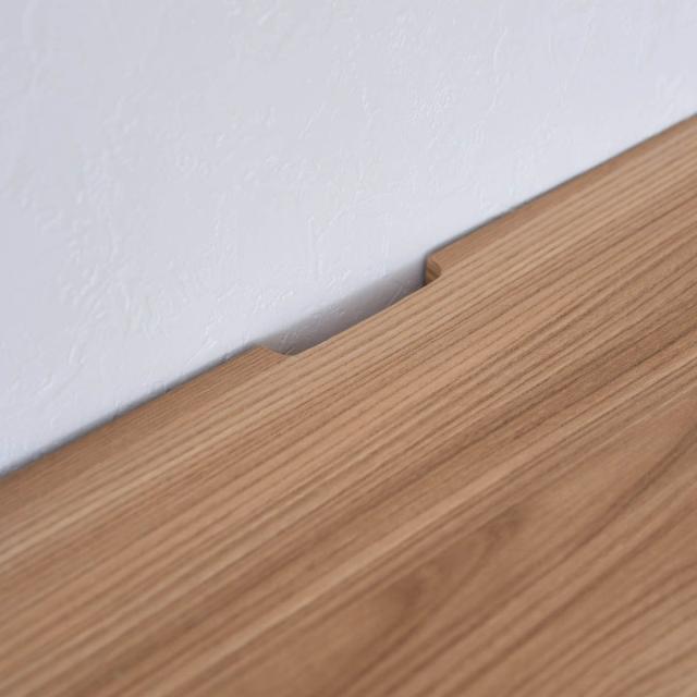 ファックス台 オーク柄 ナチュラルデザイン 幅45cm （ 電話台 ルーター収納 収納 家具 棚 ラック 可動棚 完成品 キャビネット 玄関収納 リビング FAX台 ブラウン ナチュラル 引出し ）_6