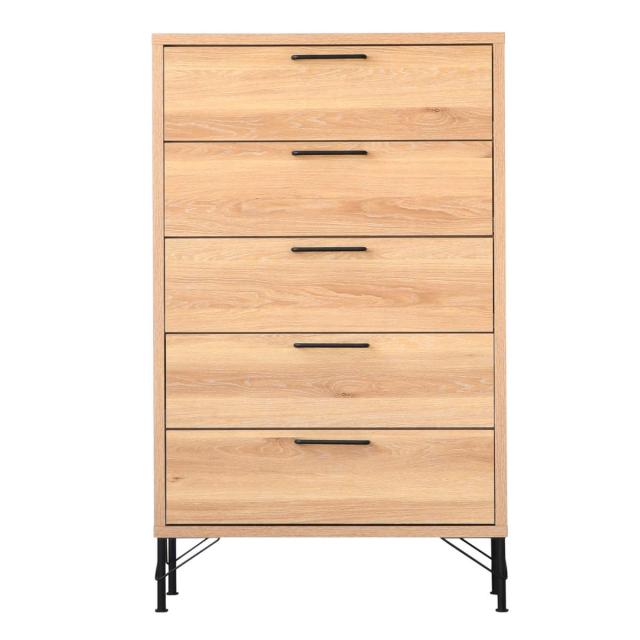 チェスト 幅80cm 5段 ナチュラルヴィンテージ 日本製 （ 棚 収納 引出し 家具 ラック 完成品 リビング収納 キャビネット ナチュラル シンプル 5杯 ）
