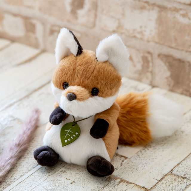 ぬいぐるみ potte キツネ （ ヌイグルミ きつね 動物 雑貨