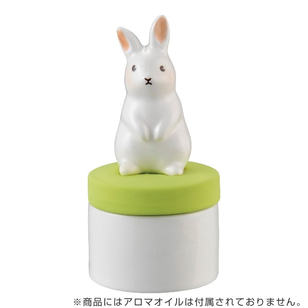 アロマストーン うさぎ 動物 陶器 アロマポット アロマ 石 セラミック 芳香剤 オフィス リビング 小型 自然気化 卓上 電源不要 電気不の通販はau Pay マーケット インテリアパレット