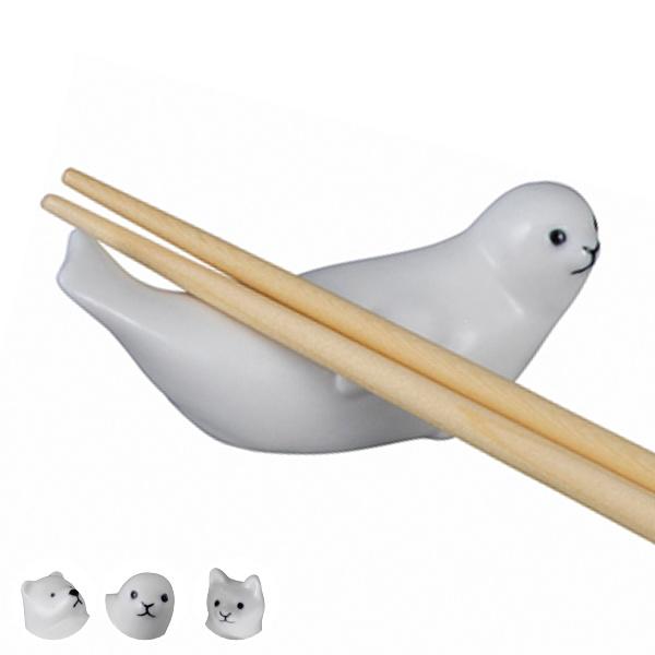 猫型箸置き 白 sen／猫のはしおき（白） | URESICA