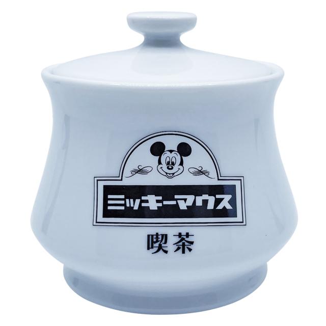 シュガーポット 340ml ミッキーマウス 喫茶 磁器 （ 砂糖入れ キッチン