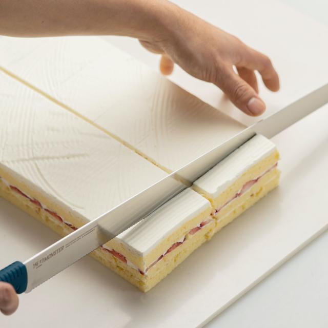 パン切りナイフ 45cm 波刃モンスター 日本製 （ パン切り包丁 パン ブレッド ナイフ カット 包丁 パンスライサー ブレッドナイフ パンナイフ ケーキナイフ 45センチ 450mm 450ミリ 調理小物 調理道具 業務用 国産 ほうちょう 庖丁 ）_6
