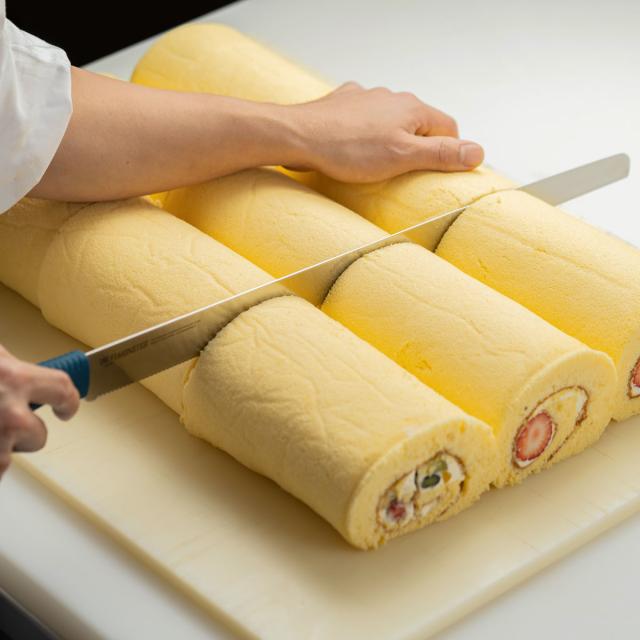 パン切りナイフ 45cm 波刃モンスター 日本製 （ パン切り包丁 パン ブレッド ナイフ カット 包丁 パンスライサー ブレッドナイフ パンナイフ ケーキナイフ 45センチ 450mm 450ミリ 調理小物 調理道具 業務用 国産 ほうちょう 庖丁 ）_7