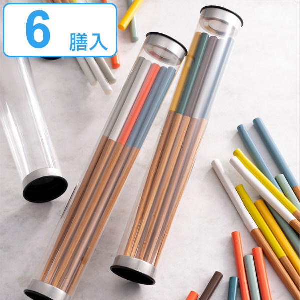 箸 6膳入り 23cm KASANE 天然竹 日本製 （ お箸 セット 6膳 竹製 大人 