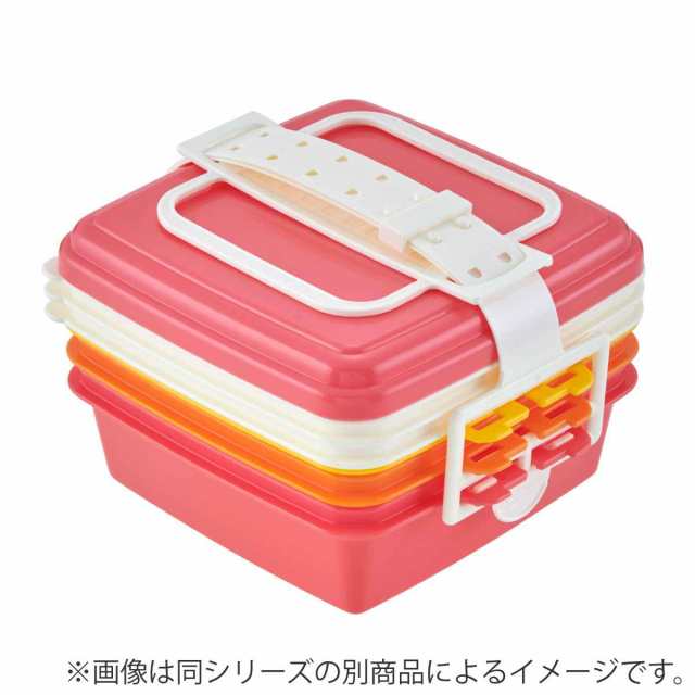 お弁当箱 ピクニックケース 角型 小 3段×920ml スヌーピー 