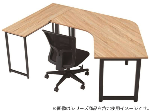ブーメランテーブル 幅190cm デスク ミーティングテーブル 会議テーブル オフィス 木目調 （ オフィステーブル 会議用テーブル ミーティング 会議 幅 190 机 オフィスデスク 会議机 パソコンデスク オフィス家具 配線収納 ）_8