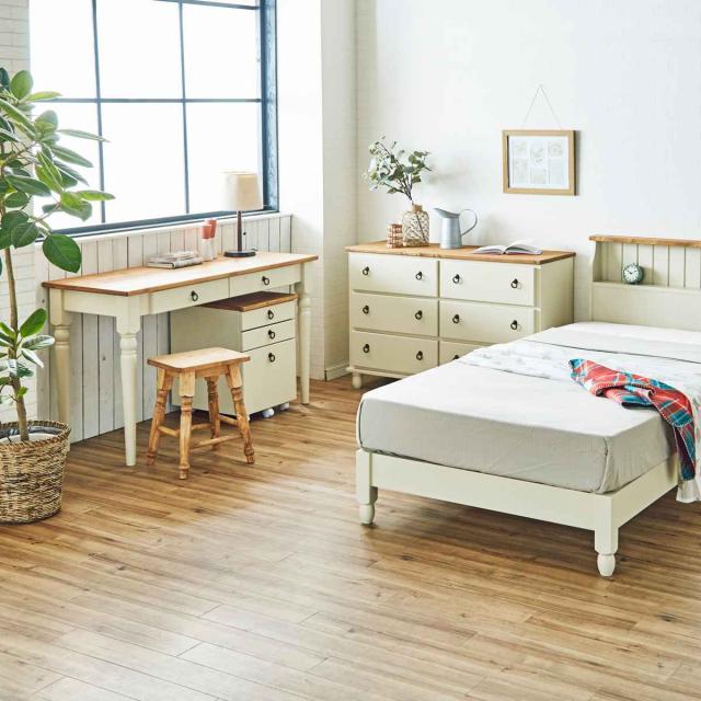 ☆温かみのあるデザイン　キャスター　サイドワゴン　デスク ☆温かみのあるデザインキャスターサイドワゴンデスク