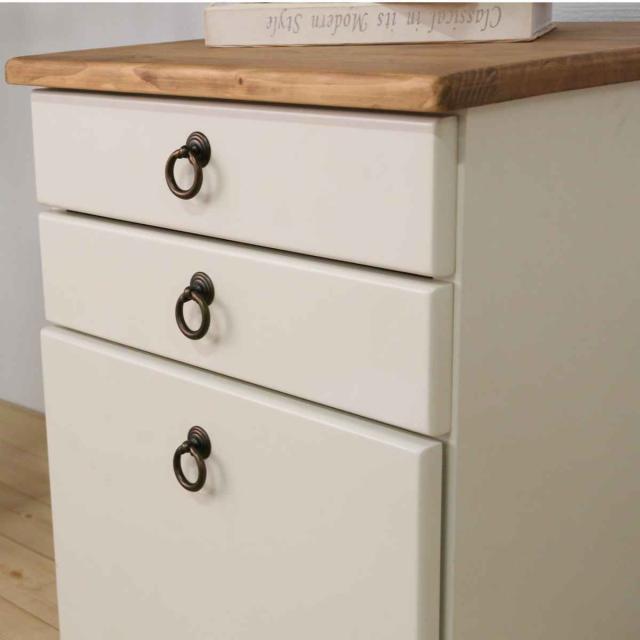 KEA 2段 チェスト パイン 木目 引き出し 無垢 サイトチェスト テーブル