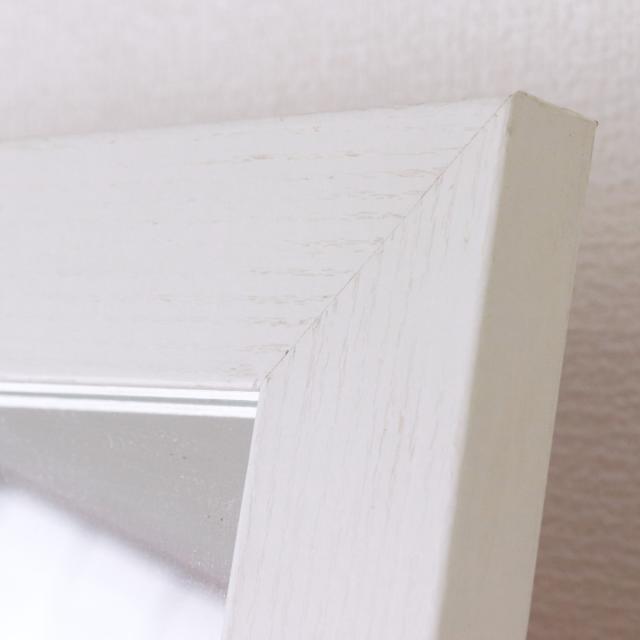 スタンドミラー 全身 木枠 50×150cm （ ミラー 鏡 おしゃれ インテリア 飛散防止 姿見 全身鏡 シンプル 玄関 リビング かがみ 北欧風 木目調 フレーム ）