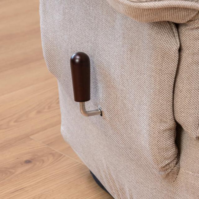 高座椅子 高齢者 回転 リクライニング 折りたたみ スリム （ 1人掛け ハイバック ソファ リクライニングチェア 椅子 コンパクト 収納 ポケット 肘付き チェア ファブリック 布 シンプル 北欧 モダン ）